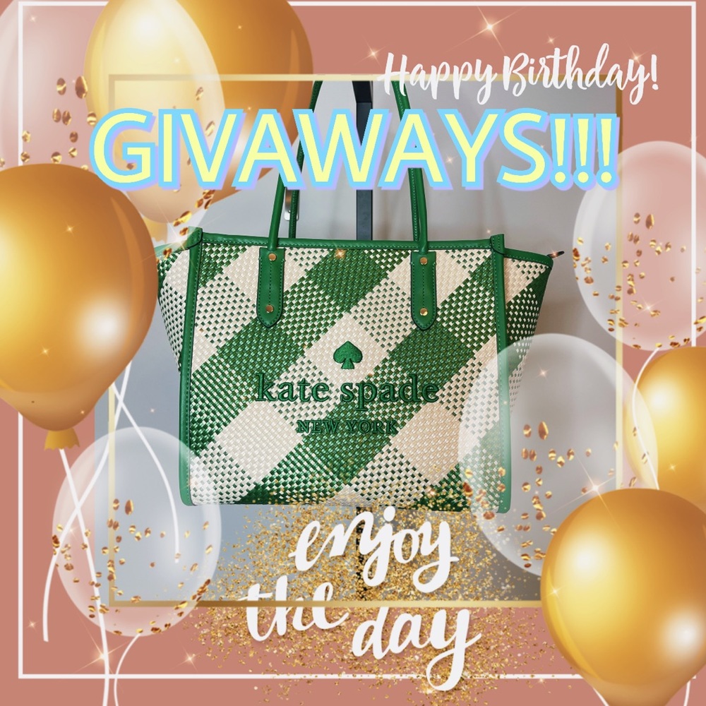 PLEASE JOIN ME 9/27 Wednesday ON MY BIRTHDAY SHOW, and WIN THIS BAG! GIVEAWAY